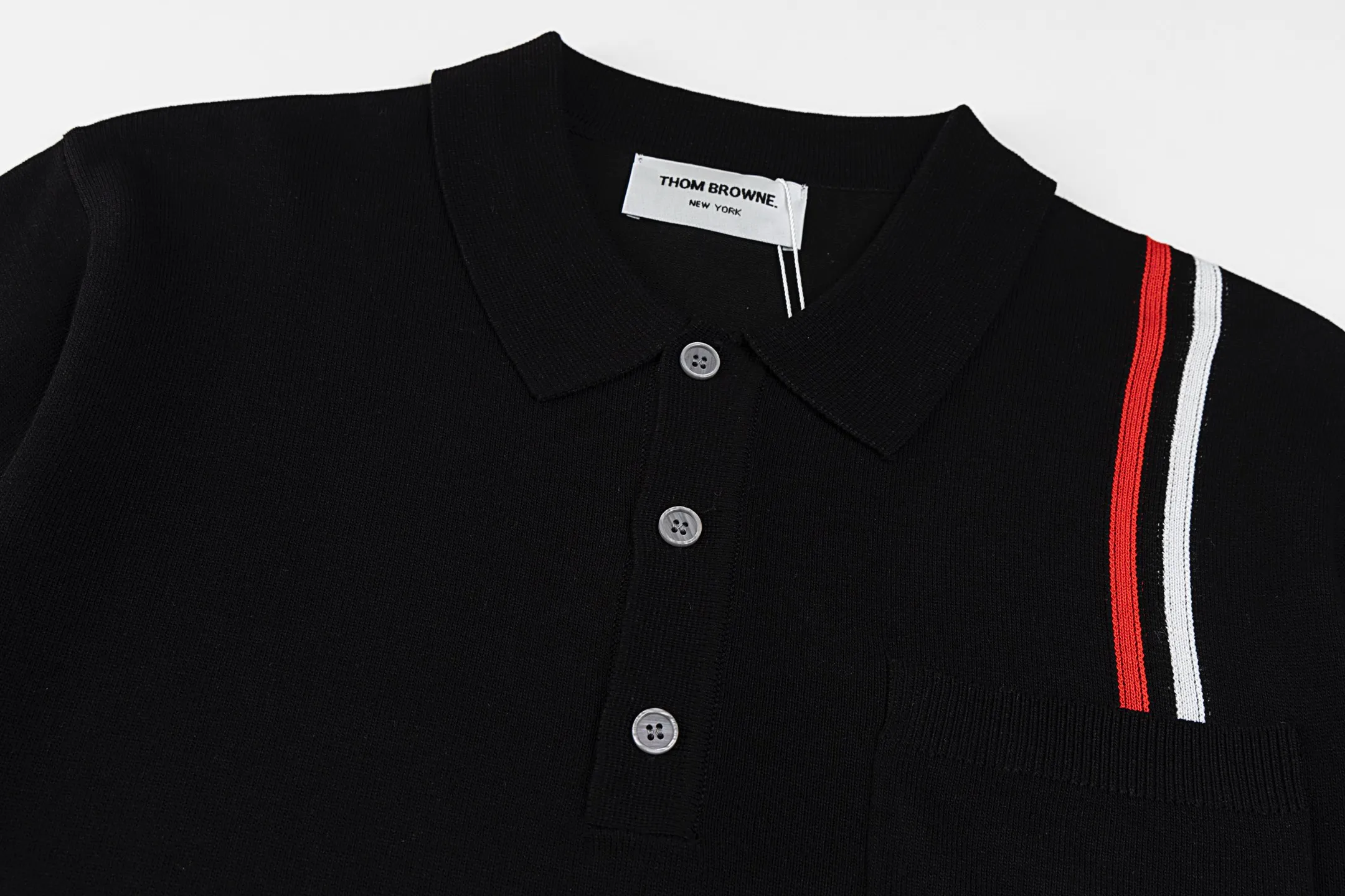 Thom Browne ➡️ TBClassic Classic Quality⚠️ ， ， ， ，Breathable， ， ❗️❗️ ， ！ TBSeries ， ， ！ :Black Size:M-3XL